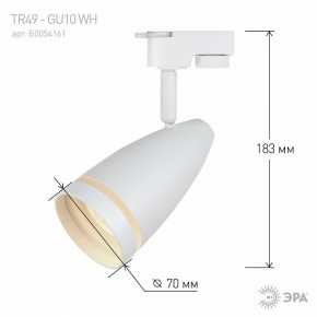 Светильник на штанге Эра  TR49 - GU10 WH в Кургане - kurgan.ok-mebel.com | фото 4