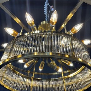 Светильник на штанге Imperiumloft RH Marais Round Chandelier 40,2668 в Кургане - kurgan.ok-mebel.com | фото 5