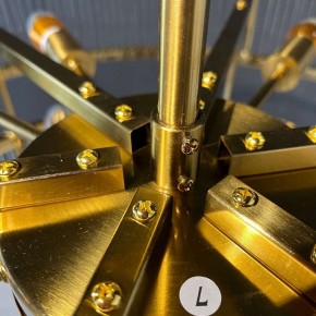 Светильник на штанге Imperiumloft RH Marais Round Chandelier 40,2668 в Кургане - kurgan.ok-mebel.com | фото 5