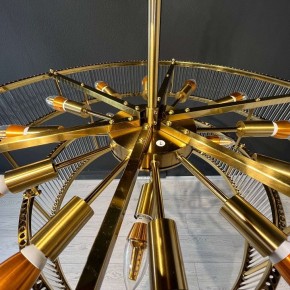 Светильник на штанге Imperiumloft RH Marais Round Chandelier 40,2668 в Кургане - kurgan.ok-mebel.com | фото 6