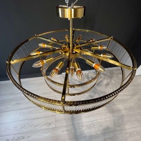 Светильник на штанге Imperiumloft RH Marais Round Chandelier 40,2668 в Кургане - kurgan.ok-mebel.com | фото 8