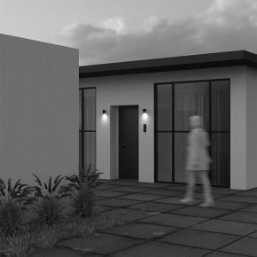 Светильник на штанге Maytoni Clyde O493WL-01B в Кургане - kurgan.ok-mebel.com | фото 4