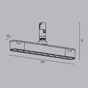 Светильник на штанге Maytoni Points Rot TR203-1-10W3K-S-B в Кургане - kurgan.ok-mebel.com | фото 8