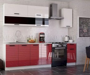 ТЕХНО-3 Кухонный гарнитур 2,0 м Компоновка №2 в Кургане - kurgan.ok-mebel.com | фото 1