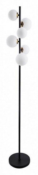 Торшер Arte Lamp Gemini A2243PN-6BK в Кургане - kurgan.ok-mebel.com | фото