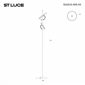 Торшер ST-Luce LILT SL6210.405.02 в Кургане - kurgan.ok-mebel.com | фото 2