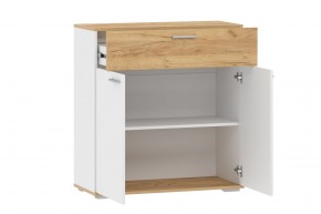 Тумба НМ 013.77 "Санти" (Белый/Крафт Золотой) в Кургане - kurgan.ok-mebel.com | фото 2