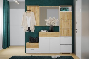 Тумба НМ 013.77 "Санти" (Белый/Крафт Золотой) в Кургане - kurgan.ok-mebel.com | фото 3