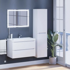 Тумба под раковину Uperwood Tanos 80 см, подвесная, белая матовая в Кургане - kurgan.ok-mebel.com | фото 11