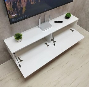 Тумба подвесная под ТВ LINES MTV1-MA 750 Белый глянец (Белый-M 10.1.1) в Кургане - kurgan.ok-mebel.com | фото 11