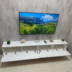 Тумба подвесная под ТВ LINES MTV4-MA 1150 Белый глянец (Белый-M 10.1.1) в Кургане - kurgan.ok-mebel.com | фото 12