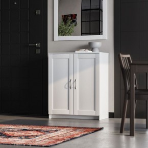Тумба СИРИУС двухдверная, цвет белый в Кургане - kurgan.ok-mebel.com | фото 4