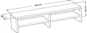 ТВ-тумба Энкель ТВ16, тамбурат, цвет белый в Кургане - kurgan.ok-mebel.com | фото 3