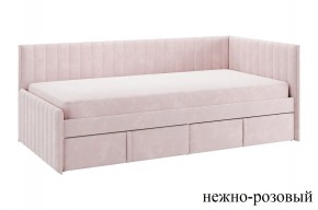 ТВИКС Кровать (тахта) с ящиками 900 (нежно-розовый) в Кургане - kurgan.ok-mebel.com | фото