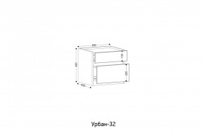 УРБАН- 32 Тумба в Кургане - kurgan.ok-mebel.com | фото 2