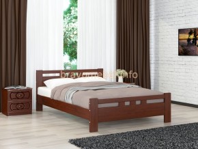ВЕРОНИКА-2 Кровать из массива 1600  в Кургане - kurgan.ok-mebel.com | фото 3