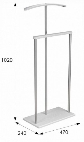 Вешалка для костюма Дэви 1 в Кургане - kurgan.ok-mebel.com | фото 6