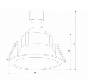 Встраиваемый светильник Elektrostandard Side 25059/01 в Кургане - kurgan.ok-mebel.com | фото 6