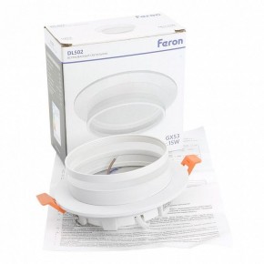 Встраиваемый светильник Feron DL502 51089 в Кургане - kurgan.ok-mebel.com | фото 9
