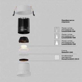 Встраиваемый светильник Maytoni Dip DL118-15W-2.7K-W в Кургане - kurgan.ok-mebel.com | фото 3