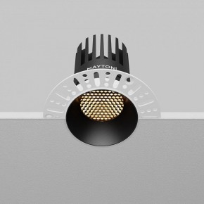 Встраиваемый светильник Maytoni Dip DL121-15W-2.7K-TRS-B в Кургане - kurgan.ok-mebel.com | фото 7