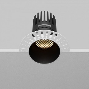 Встраиваемый светильник Maytoni Dip DL122-15W-2.7K-TRS-B в Кургане - kurgan.ok-mebel.com | фото 7