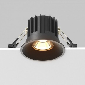 Встраиваемый светильник Maytoni Round DL058-12W2.7K-B в Кургане - kurgan.ok-mebel.com | фото 4