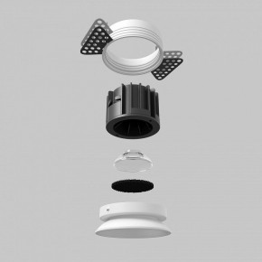 Встраиваемый светильник Maytoni Round DL058-12W2.7K-TRS-W в Кургане - kurgan.ok-mebel.com | фото 5