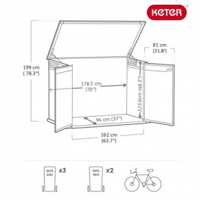 Ящик-шкаф Премьер Джамбо (Premiere JUMBO) 2020 л. в Кургане - kurgan.ok-mebel.com | фото 2