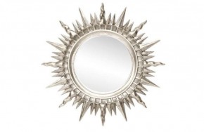 Зеркало круглое серебро (1810(1) в Кургане - kurgan.ok-mebel.com | фото 1