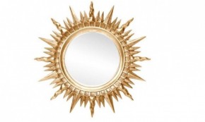 Зеркало круглое золото (1810(1) в Кургане - kurgan.ok-mebel.com | фото